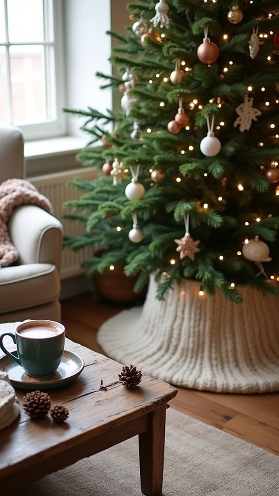 cozy knit fabric charm