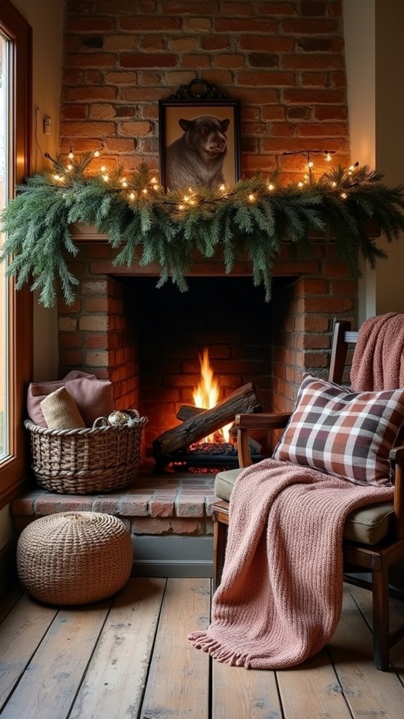 cozy layered fabric textures