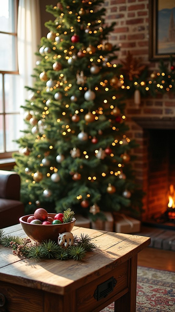 cozy natural garlands decoration