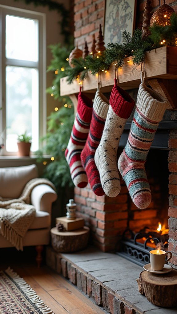 cozy nostalgic sweater stockings