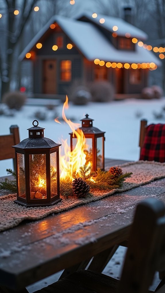 cozy outdoor fire pit