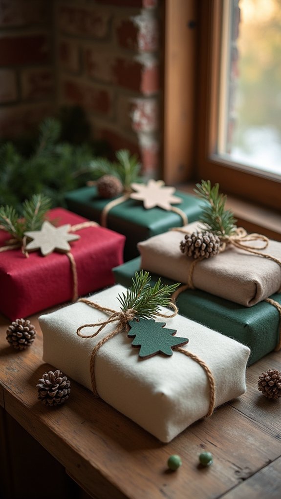 cozy reusable felt gifts