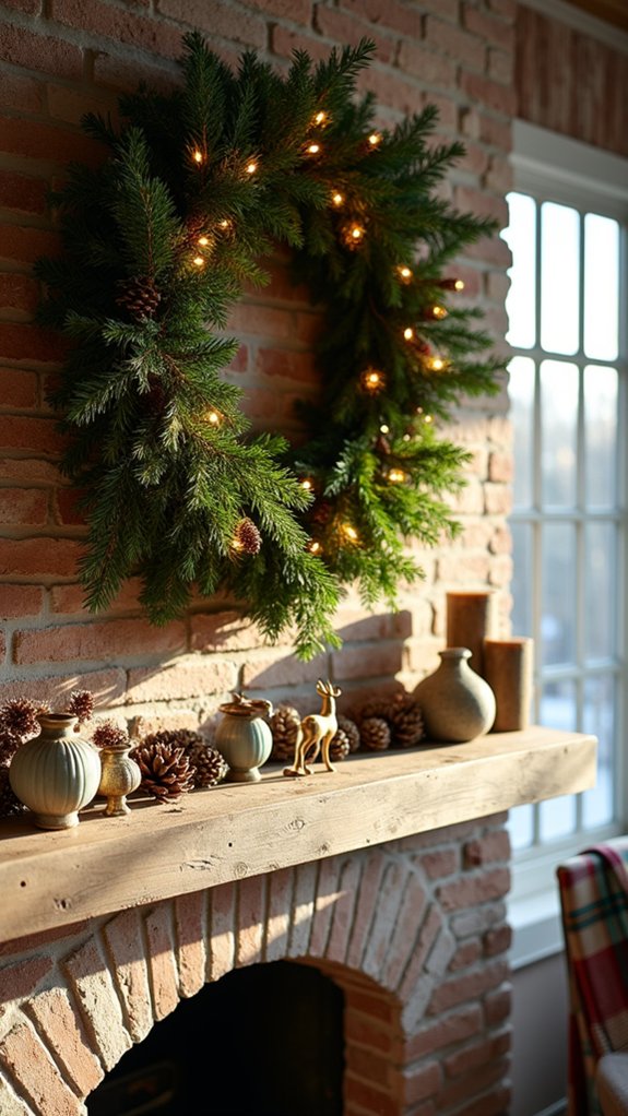 cozy rustic holiday decor