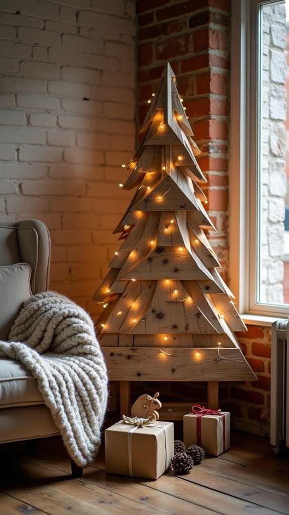 cozy rustic wooden tree