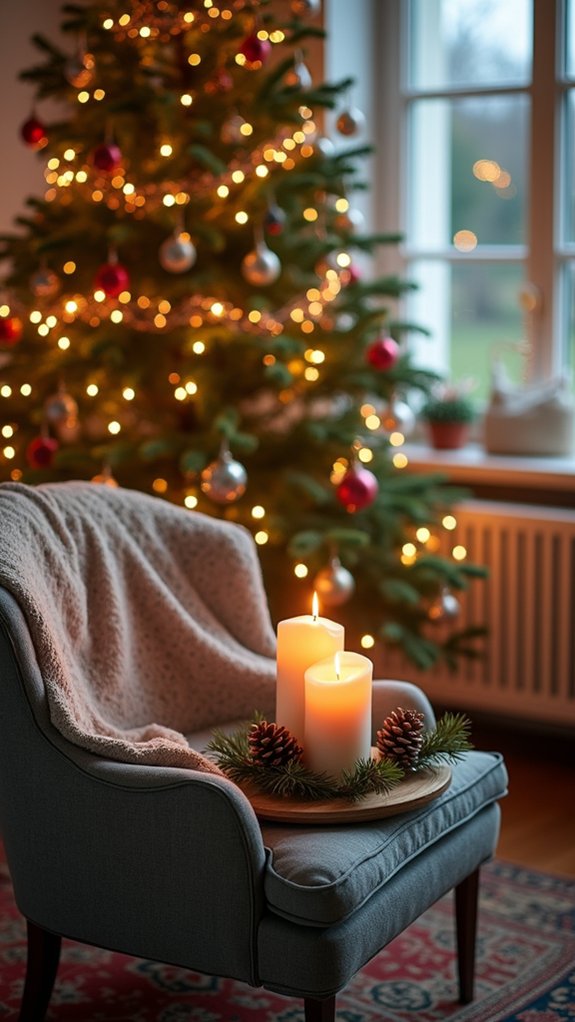 cozy scented holiday ambiance