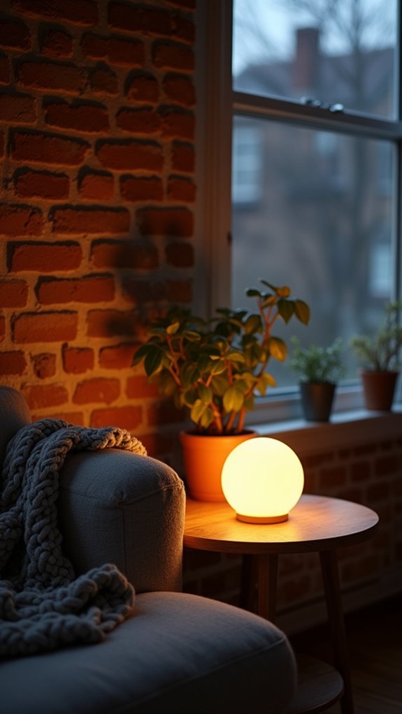 cozy serene ambiance lights