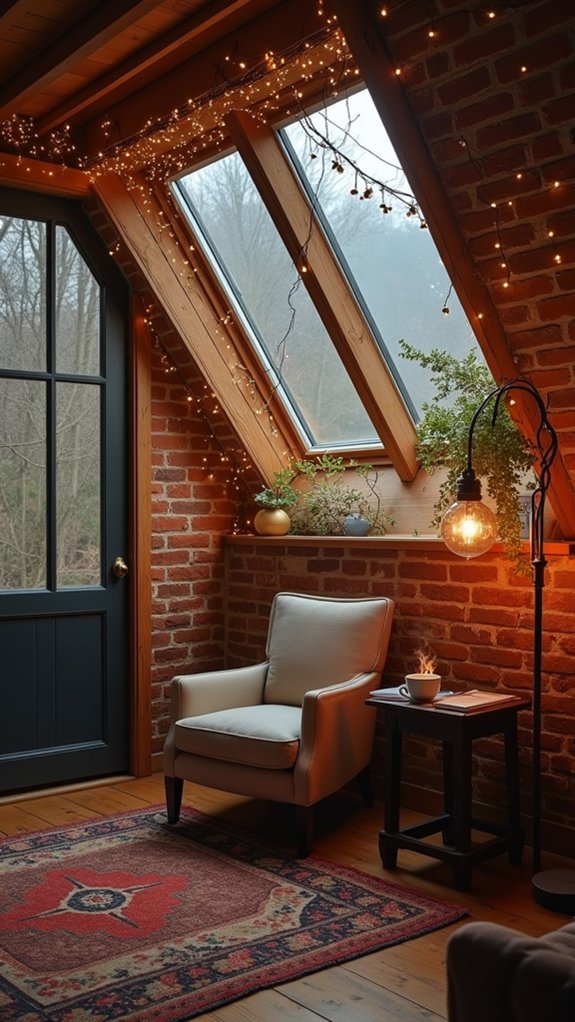 cozy stargazing home atmosphere