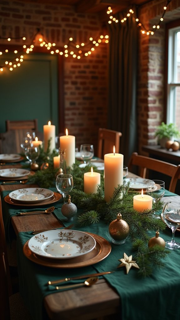 cozy string light ambiance