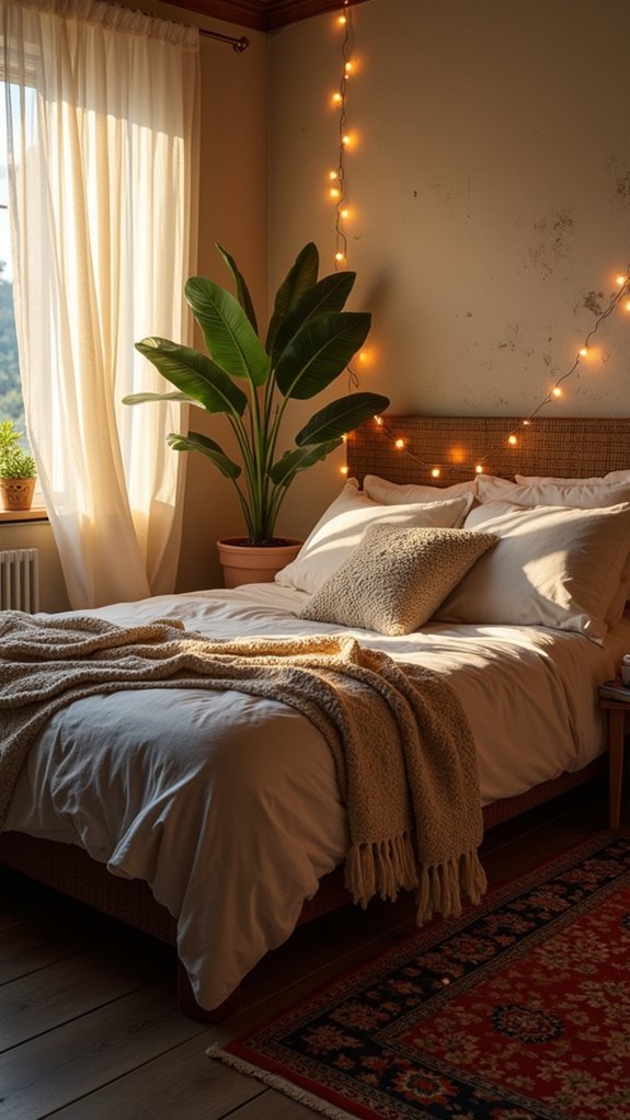 cozy twinkling fairy lights