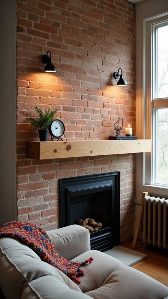 cozy wall mounted lighting integration