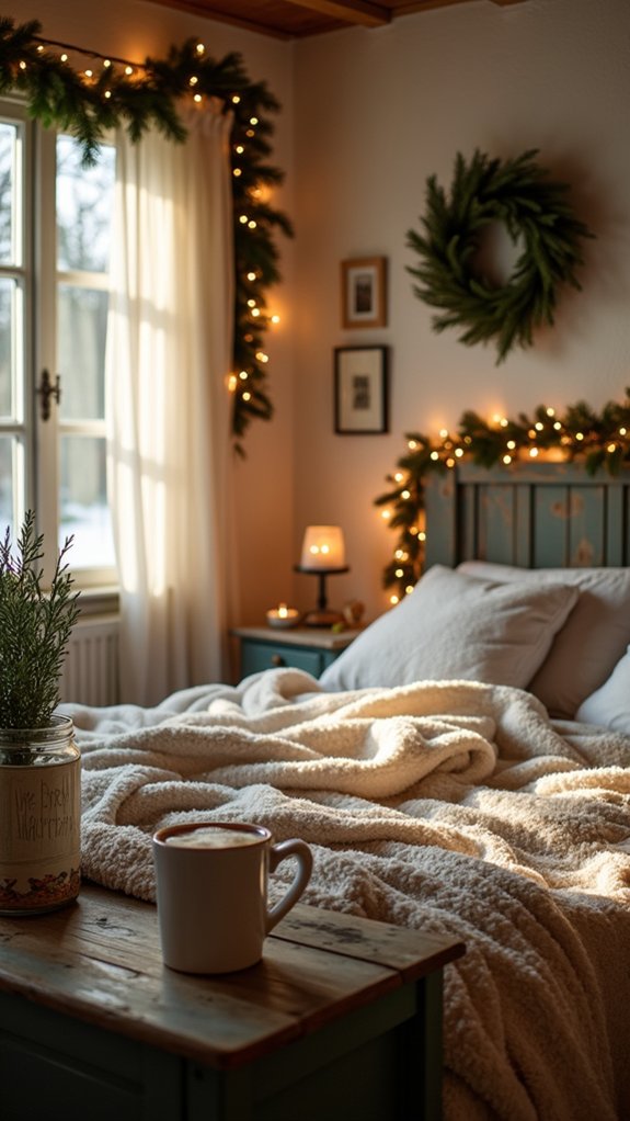 cozy winter garland decor