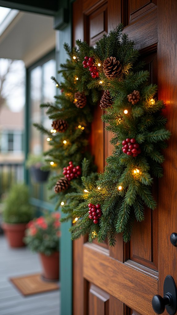 create a cheerful wreath