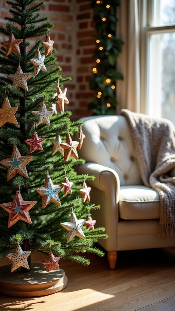 creative clay star ornaments