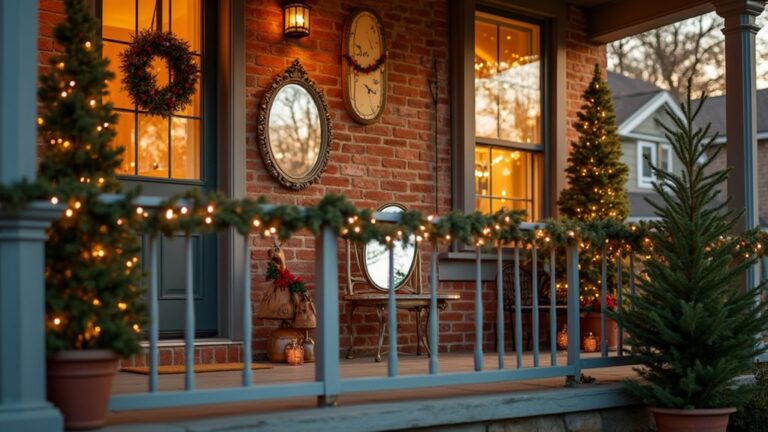 creative holiday mirror decorations