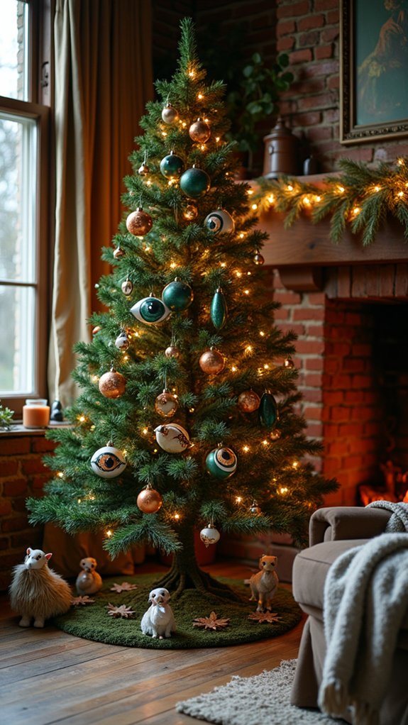 creepy creatures christmas tree