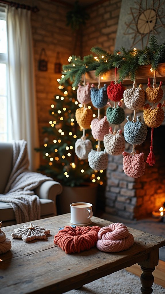crochet advent calendar joy