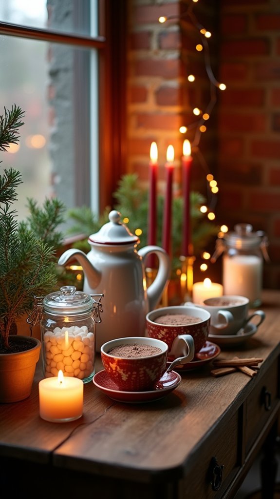 customizable hot cocoa bar