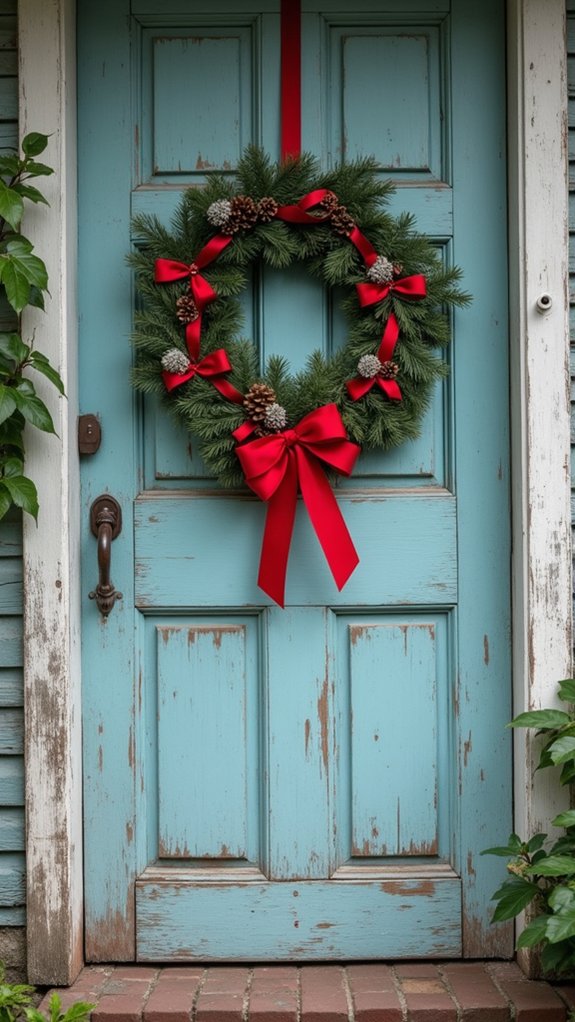 customizable ribbon wreath craft
