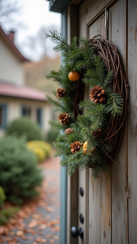 customizable rustic twig wreath