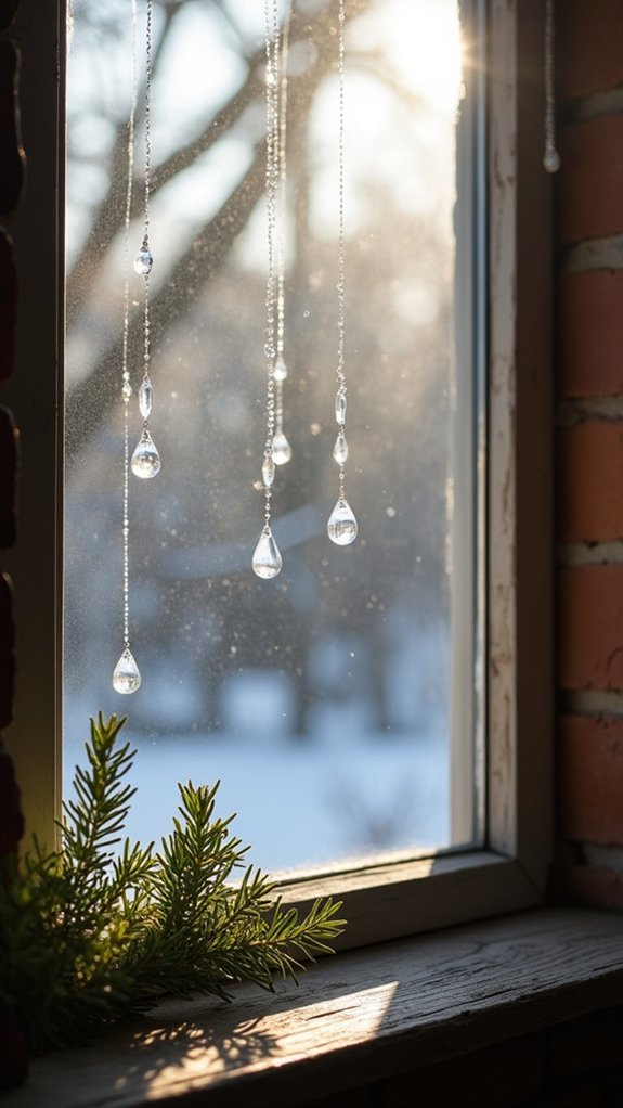dazzling crystal teardrop ornaments