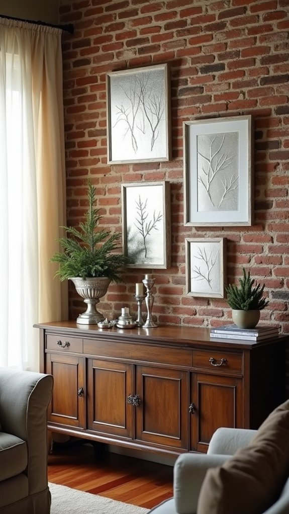 dazzling silver wall art