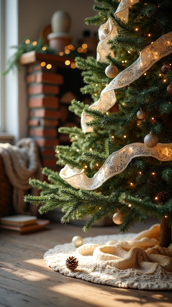 delicate lace ribbon elegance