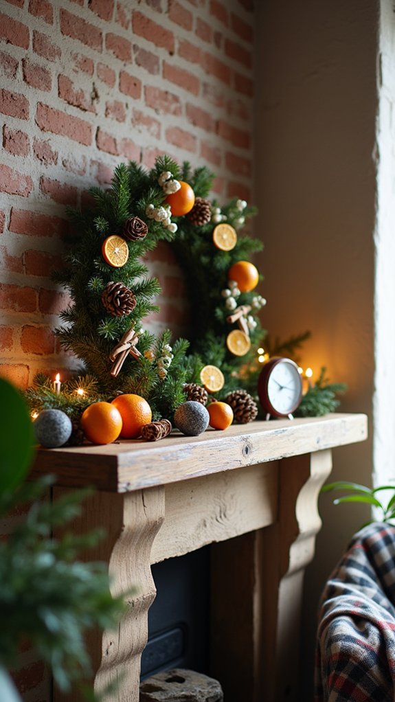 diy festive wreath centerpieces