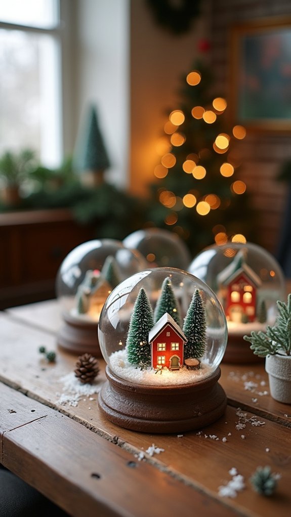 diy snow globe decor