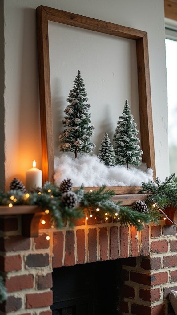 diy winter scene creation
