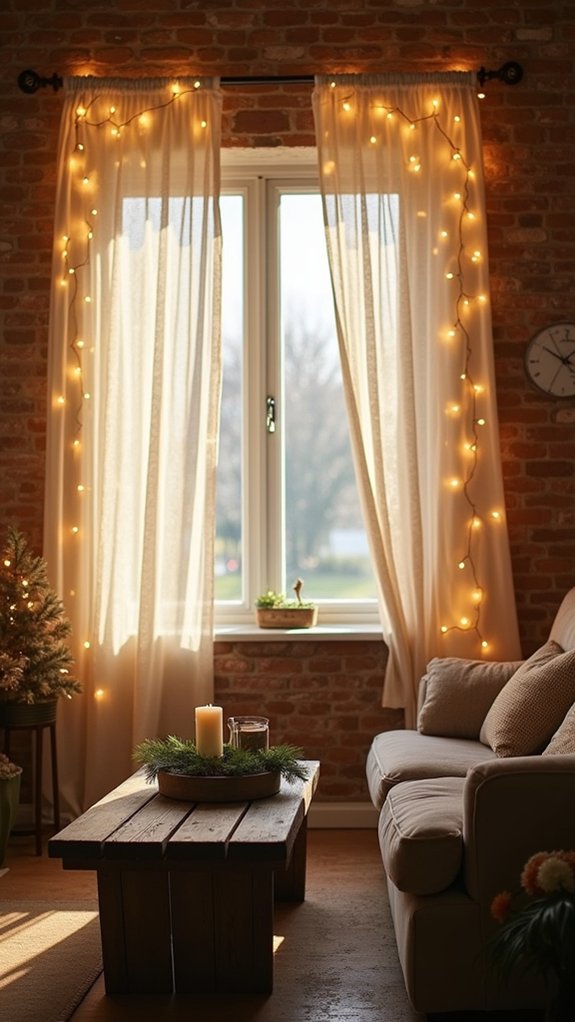 dreamy fairy light curtains