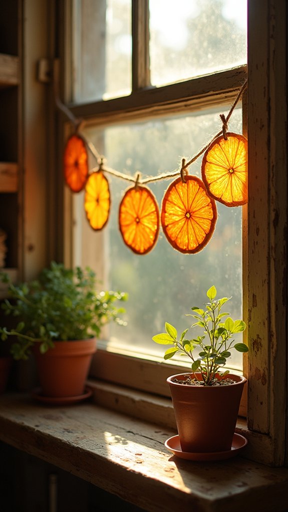 dried citrus slice decorations