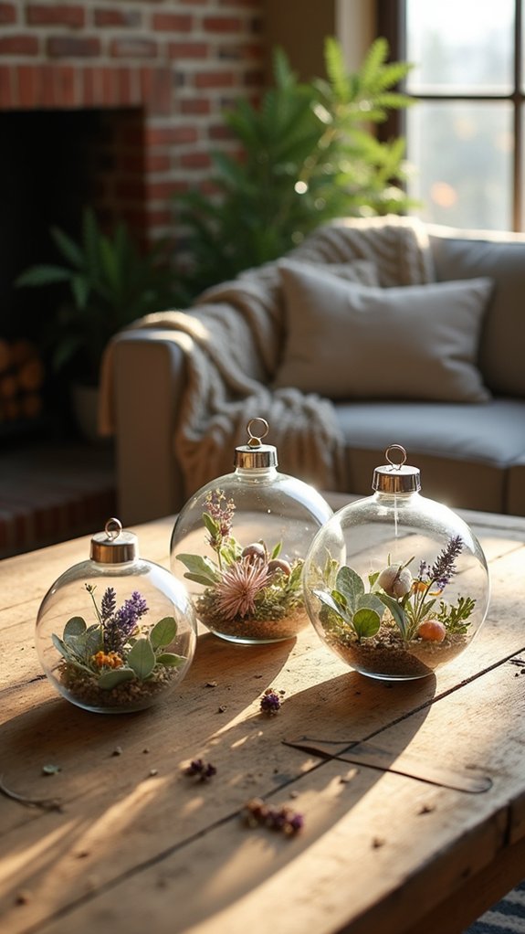 dried floral ornament creations
