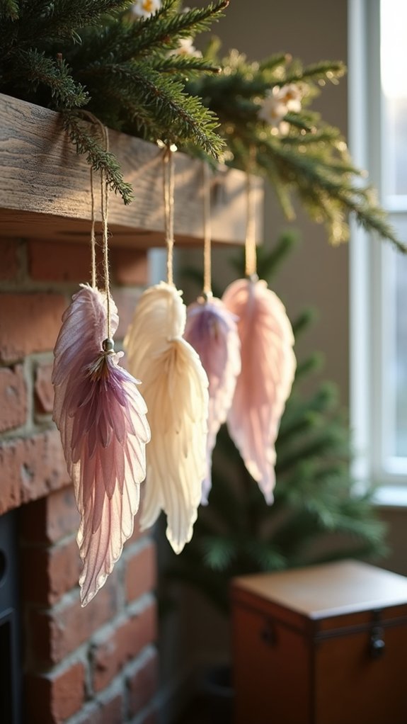 dried flower angel wings