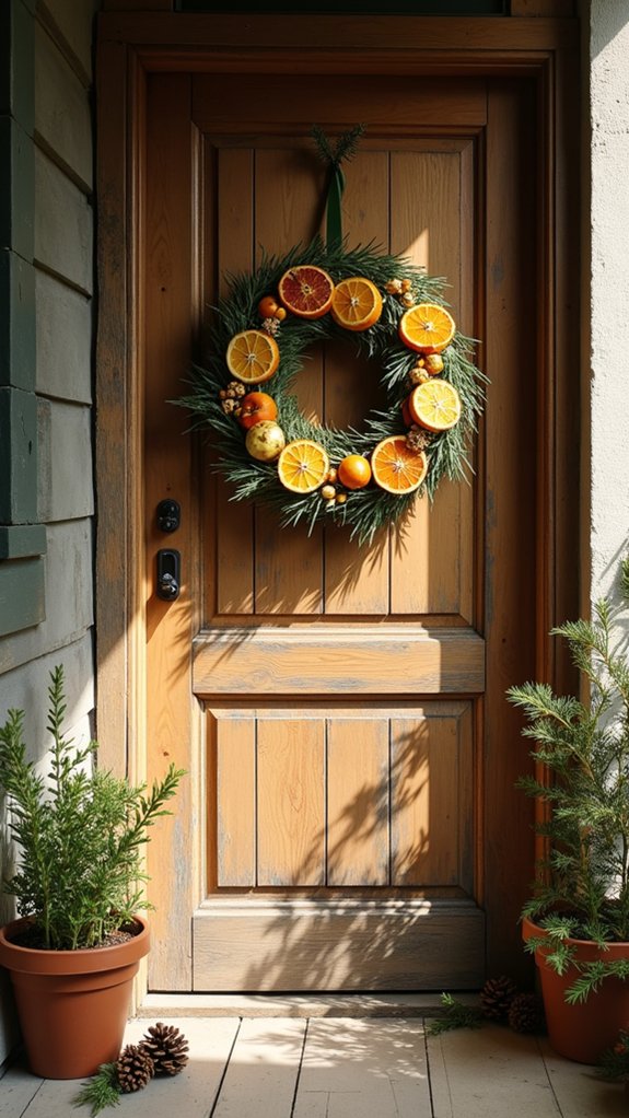 dried fruit and herbs