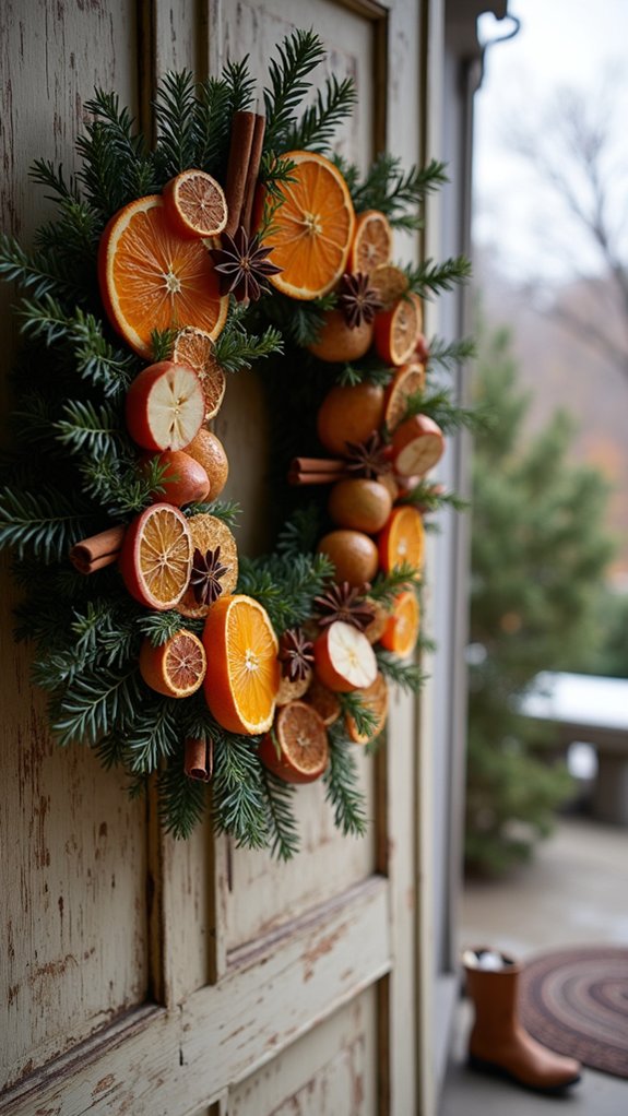 dried fruit spice wreath