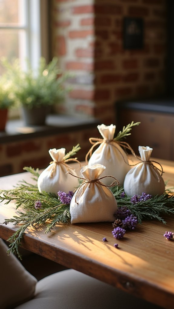 dried lavender sachet ornaments