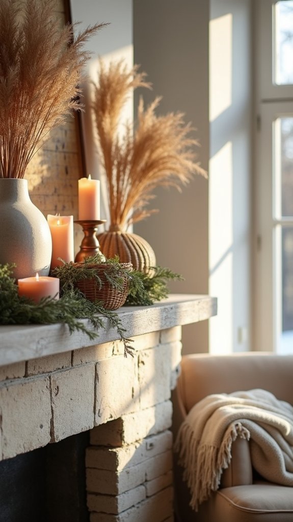 earthy tones create warmth