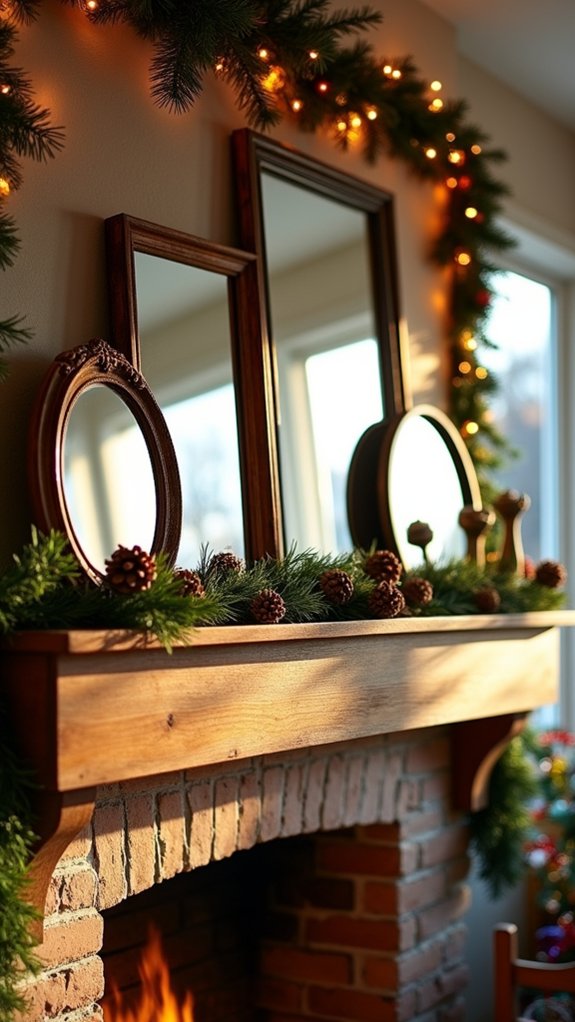 eclectic frame style display