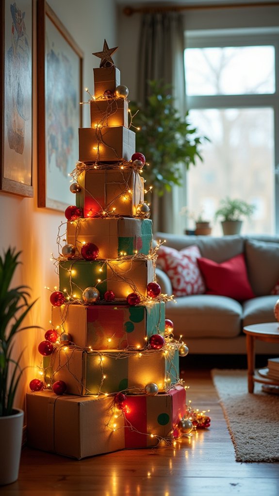 eco friendly cardboard christmas tree