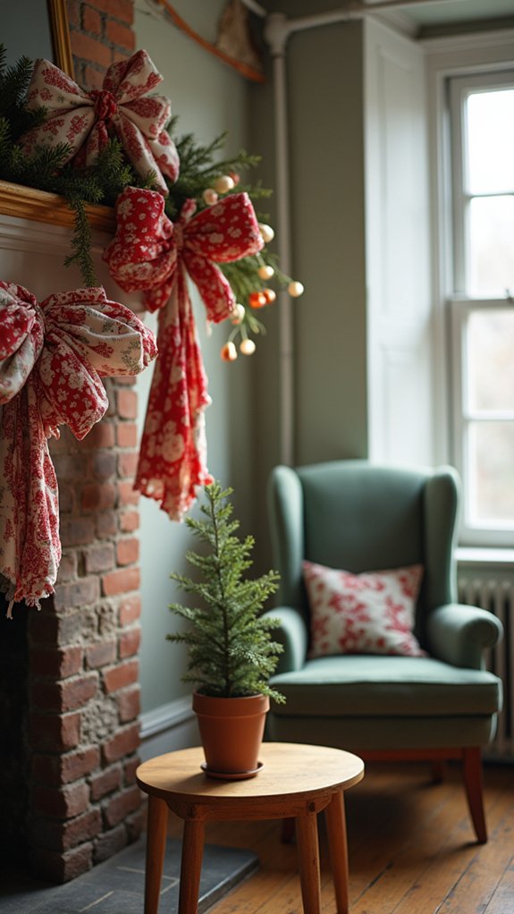 eco friendly fabric scrap bows