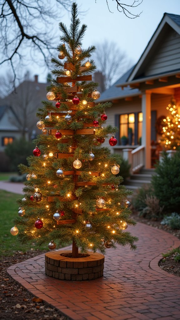 eco friendly festive tree creations