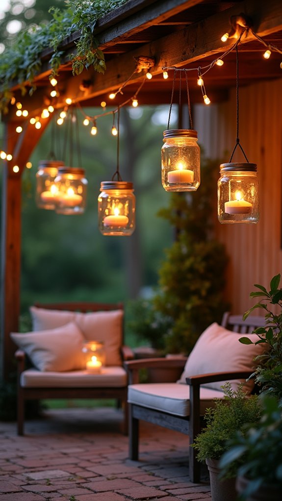 eco friendly glass jar lanterns