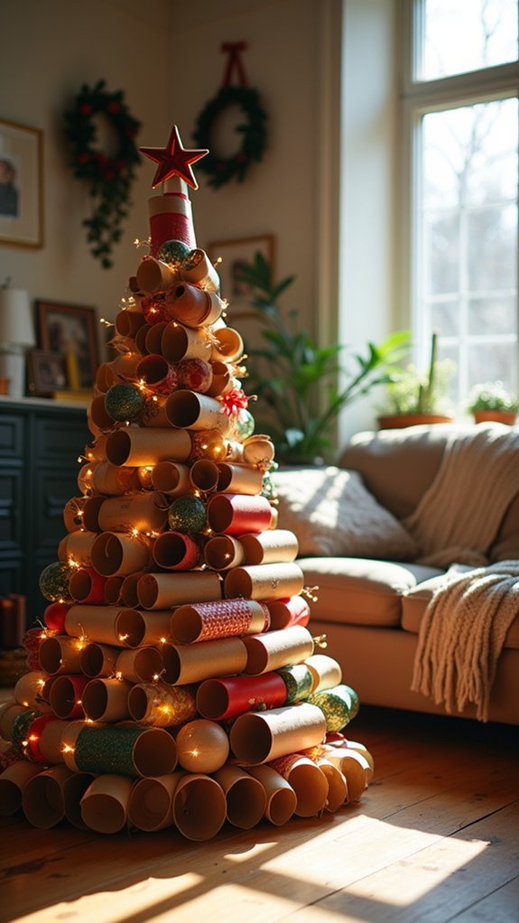 eco friendly paper roll tree