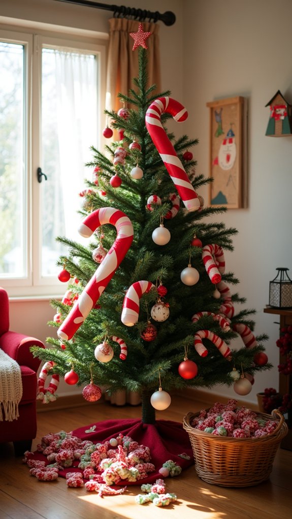 edible candy cane decorations