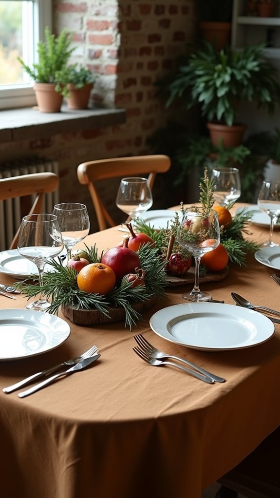 edible holiday table decorations
