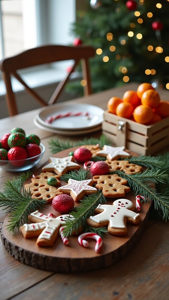 edible holiday treat centerpieces