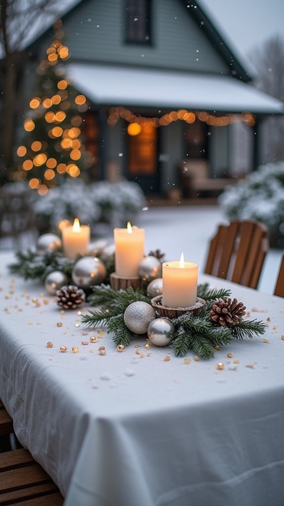 elegance of white tablecloths