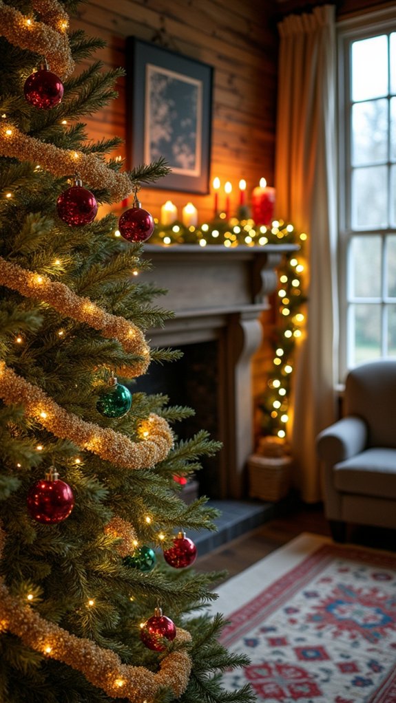 elegant beaded christmas garland