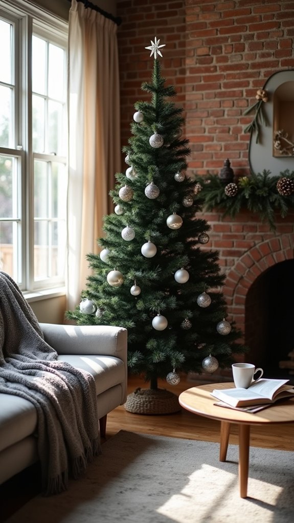 elegant black pencil tree