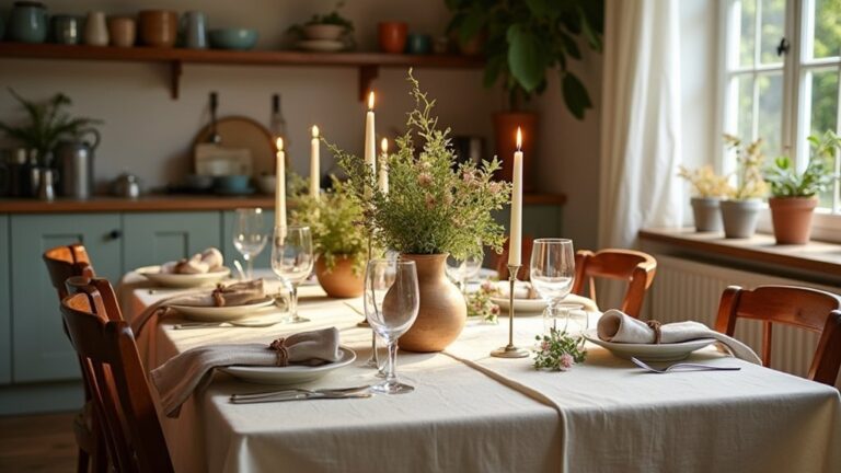 elegant christmas table settings